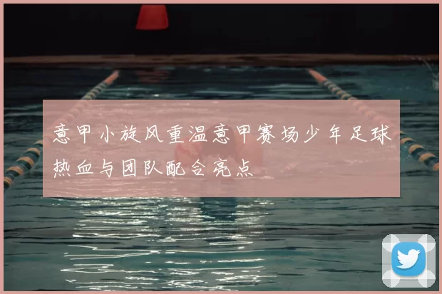 意甲小旋风重温意甲赛场少年足球热血与团队配合亮点