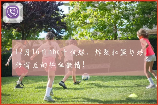 12月16日nba十佳球，炸裂扣篮与妙传背后的热血激情！